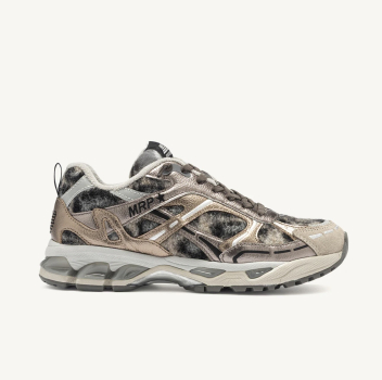 MRP Star Melrose Braun Taupe Leopard Sneaker